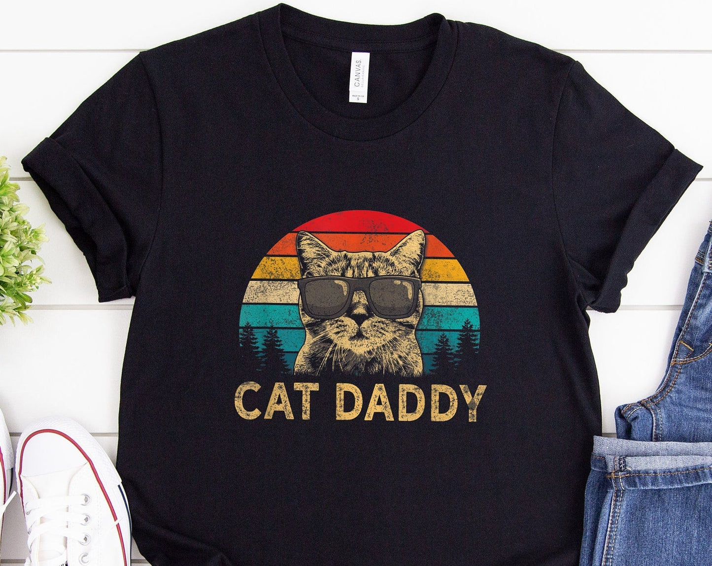 T-SHIRT - Cat Daddy Unisex Shirt, Cat Lover Shirt